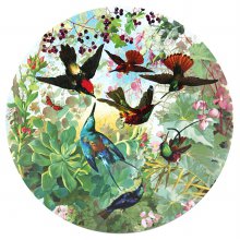 귀여운 벌새들 500피스 라운드 퍼즐