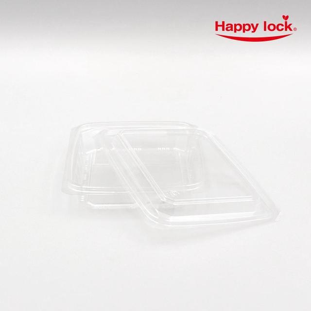 [소량]일회용 샐러드 반찬 용기 203(투명)-200set (뚜껑포함)