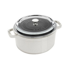[해외] 스타우브 꼬꼬떼 라운드 3.9QT (24cm) 화이트트러플