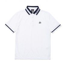 YOKO 카라넥 포인트 PK 남성 반팔 티셔츠 [WHITE]