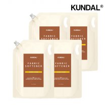 쿤달 시그니처 3배 초고농축 리치 퍼퓸 엑스퍼트 섬유유연제 리필팩 일랑일랑 2.7L x4개