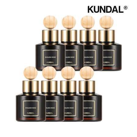  쿤달 퍼퓸 차량용 디퓨저 잉글리시 로즈 75ml x8개