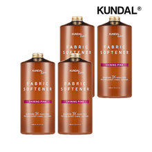 쿤달 시그니처 3배 초고농축 리치 퍼퓸 엑스퍼트 섬유유연제 샤이닝핑크 1580ml x4개
