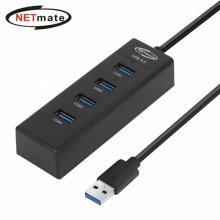강원전자 넷메이트 NM-UBA305 USB허브 블랙