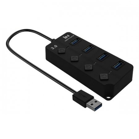 인네트워크 IN-3U4BK INV068 USB허브 (USB3.0/4포트)