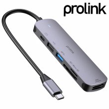강원 PROLINK WG605A USB3.0 Type C 6 in 1 멀티허브
