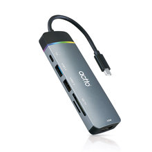 엑토 레인보우 CRH-20 멀티 허브 (USB 3.0 Type C/6포트)