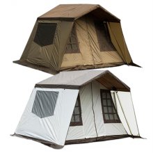 [해외직구] 마운틴하이커 캐빈하우스 텐트 사각 쉘터 3-4인용 감성캠핑