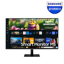 삼성전자 스마트 모니터 M5 S32CM500 블랙 OTT 유튜브 넷플릭스