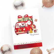 택배 산타 크리스마스 카드 FS7023-4