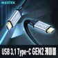 MAXTEK MT147 USB3.1 Gen2 CM-CM 케이블 (1m)