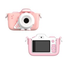 어린이 키즈 디지털 카메라3[핑크][공룡 에디션, 32G SD카드 포함]