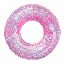 스팽글원형튜브100 핑크 투명 반짝이 글리터 펄튜브[토이비젼]