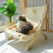 봉봉펫 고양이 보들보들 라운지 의자 선베드[한국침구예진]