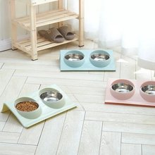 봉봉펫닷컴 고양이 심플 밥그릇 식기[한국침구예진]