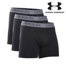 [추석세일] 언더아머 팬티 /E96- 1277279-001 / 남성 UA Charged Cotton Stretch 6인치 Boxerjock 3Pack