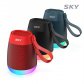 스카이 붐 N1 LED 미니 블루투스5.3 무선 스피커 캠핑용 휴대용