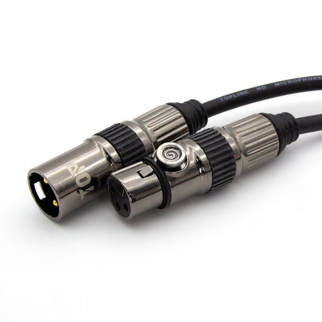 HDTOP 국산 제작 XLR 암 TO XLR 수 연장 케이블 50M HT-TP373