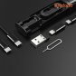 [맥도도] USB 케이블 어댑터 변환 휴대용 멀티 스틱 / PD C타입 8핀 5핀 유심 TF카드 저장 슬롯 WF172