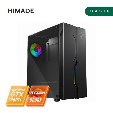 게이밍 조립PC 완본체 (라이젠 R5 5600X/GTX1660Ti/SSD 500G/RAM 16G/프리도스)