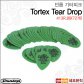 던롭 413R.88(72개) 기타피크/Dunlop Tortex TearDrop