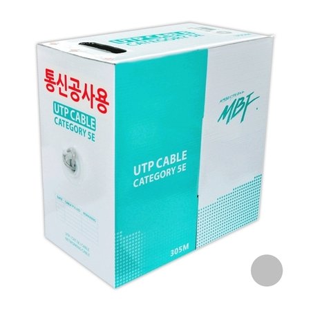 엠비에프 CAT.5E 305M UTP 공사용 박스 MBF-C5E305GHQ