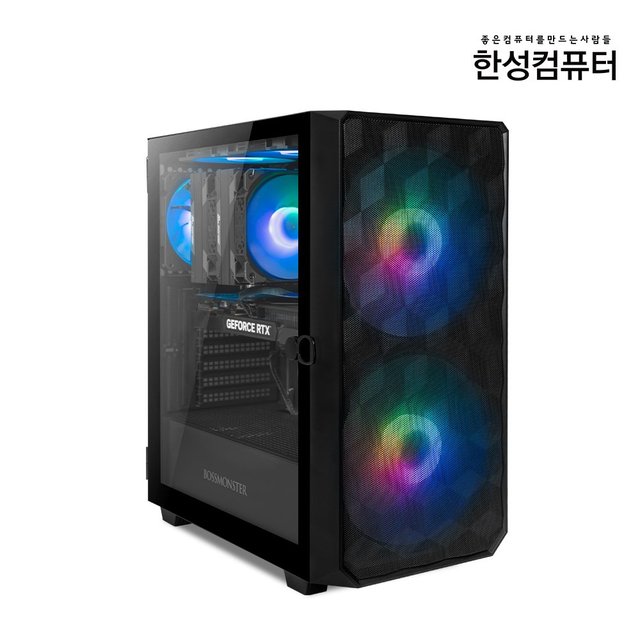 라이젠5 7500F RTX4070 SUPER 보스몬스터 AX 570ANSB 32G+1TB AMD 게이밍 컴퓨터 본체 데스크탑 PC