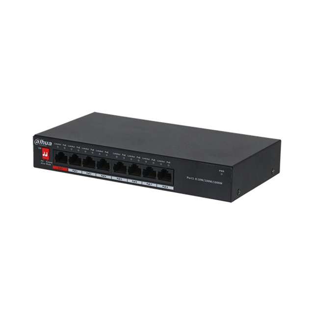 다후아 PFS3008-8GT-96 스위칭허브 (8포트/1000Mbps/POE)