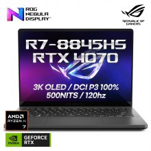 [혜택가 259만] ASUS ROG 제피러스 G14 GA403UI-QS091 게이밍노트북 최신 라이젠 R9-8945HS/RTX4070/3K OLED DCI-P3 100%