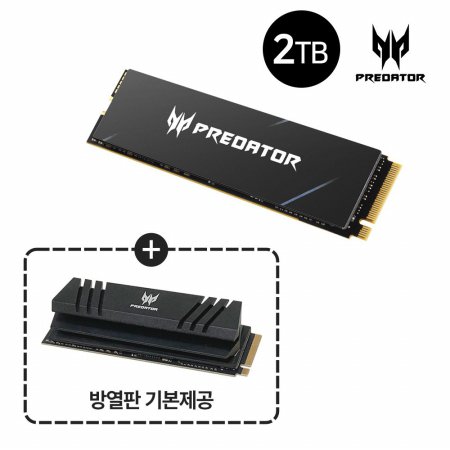  에이서 프레데터 GM7000 히트싱크 M.2 NVMe 2TB SSD
