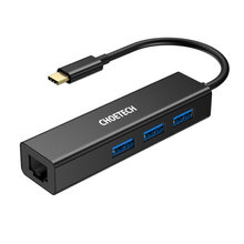 초텍 C타입 to RJ45 + USB3.0 어댑터