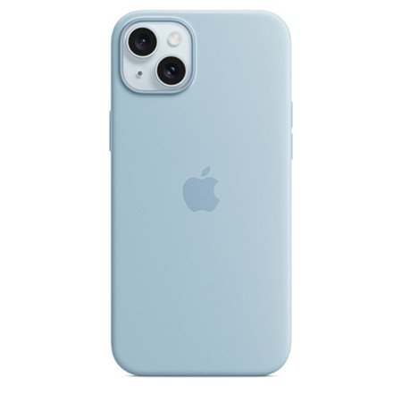 MacSafe형 아이폰15 플러스 실리콘케이스 라이트 블루