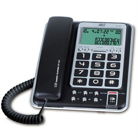  [중급 / 춘천롯데마트점] 유선전화기 DT-911 [ CID기능(수신61개/발신16개) / 헤드셋 기능 탑재 ]