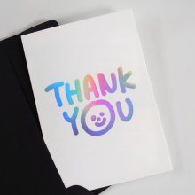 홀로그램 감사 카드