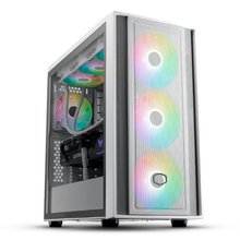 쿨러마스터 MASTERBOX 600 BTF 미들타워 케이스 화이트