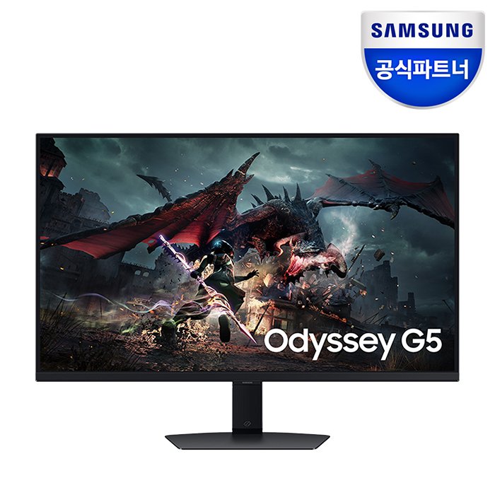 삼성전자 삼성 오디세이 G5 S32DG500 81cm 게이밍모니터 180Hz 1ms 프리싱크 피벗 스위블