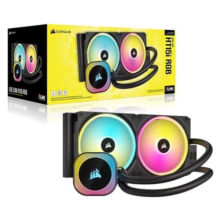 커세어 iCUE LINK H115i RGB CPU수랭쿨러 블랙