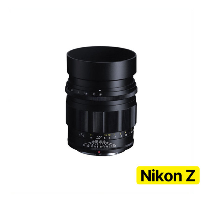[코시나][정품등록시 5만 포인트 3년 보증] 보이그랜더 NOKTON 75mm F1.5 Aspherical for 니콘 Z 마운트