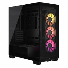 커세어 iCUE LINK 3500X RGB 강화유리 미들타워 케이스 블랙