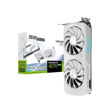 ZOTAC GAMING 지포스 RTX 4070 SUPER TWIN Edge OC D6X 12GB White 그래픽카드