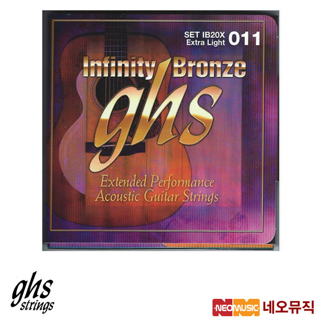 GHS 어쿠스틱 스트링 Infinity Bronze IB20X / IB30L