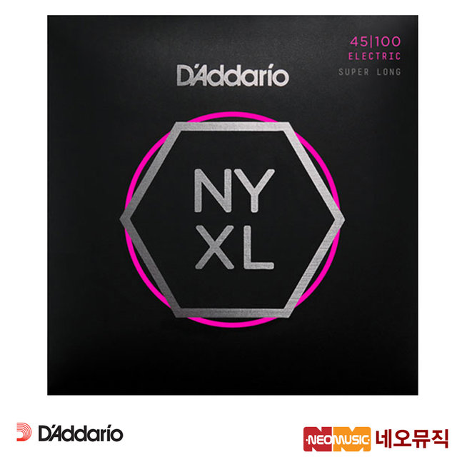 다다리오 베이스 기타 스트링 Daddario NYXL45100SL