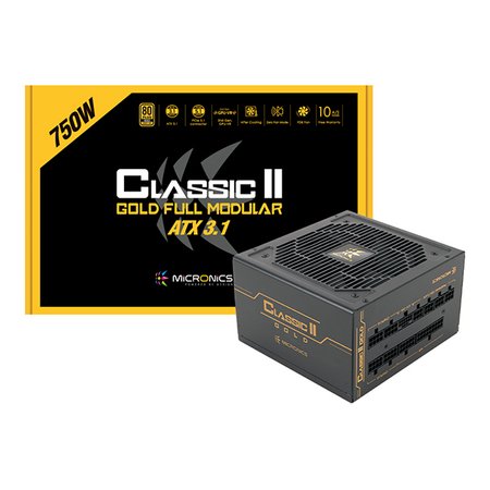 마이크로닉스 Classic II 750W 80PLUS골드 풀모듈러 ATX3.1 파워