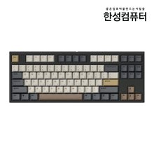 GK777SE OfficeMaster 8K 저소음 윤활 기계식 키보드 토독 모카 코코아 (브라운슈가 토독 35g_저소음)