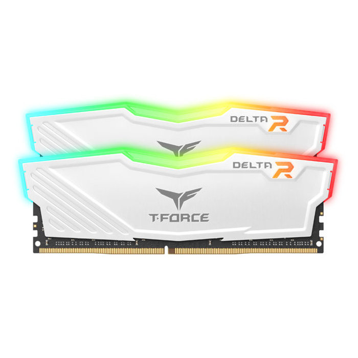 서린공식 팀그룹 T-Force DDR4-3200 CL16 Delta RGB 화이트 패키지 32GB 16Gx2