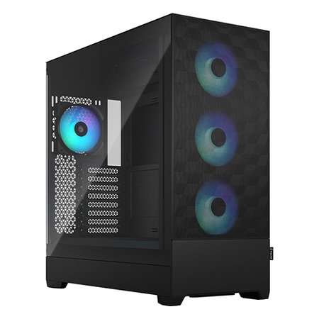 [서린공식] Fractal Design Pop XL Air RGB Clear 강화유리 블랙