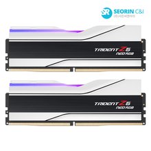 [서린공식] G.SKILL DDR5 6000 CL30 TRIDENT Z5 NEO RGB 화이트 패키지 64GB(32Gx2)