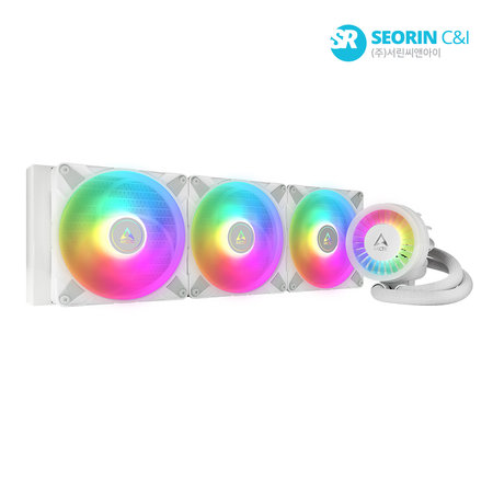 [서린공식] ARCTIC Liquid Freezer III 420 A-RGB 서린 (WHITE)