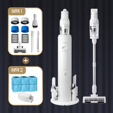 [24년형/다운로드쿠폰] 엘리트 타워 자동 먼지비움 스테이션 무선청소기 CVC-A235W