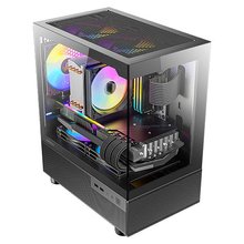 안텍 CX200M RGB ELITE 미니타워 케이스 블랙